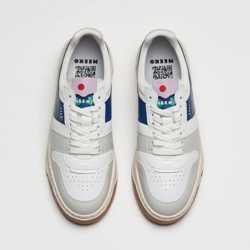 Baskets vegans Kiboko blue
