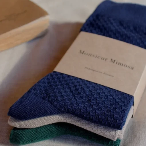 Chaussettes Eden gaufrées