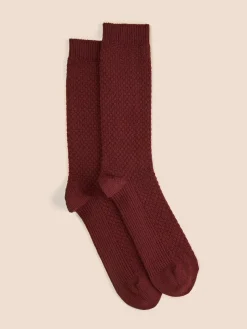 Chaussettes gaufrées