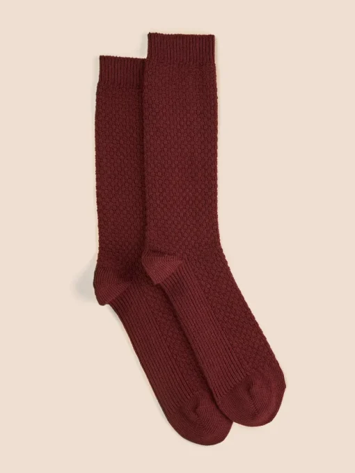 Chaussettes gaufrées