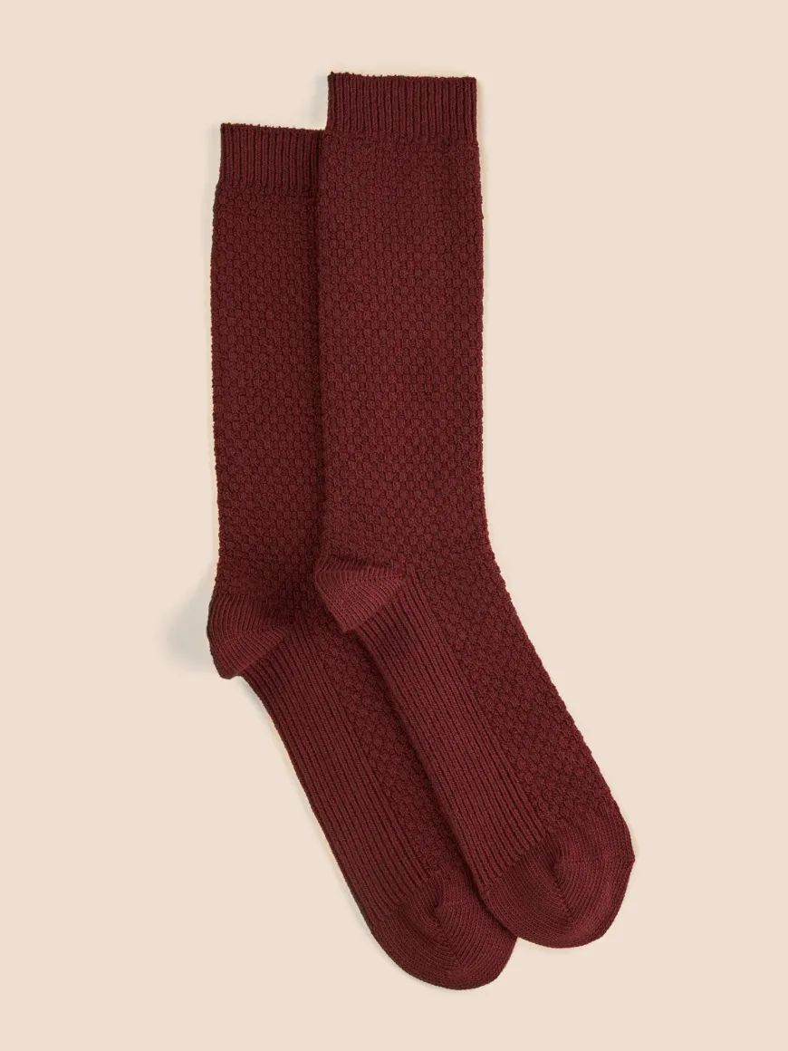Chaussettes gaufrées