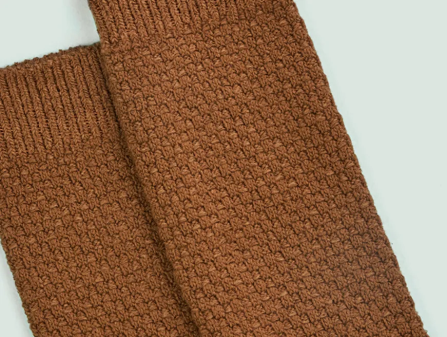 Chaussettes gaufrées