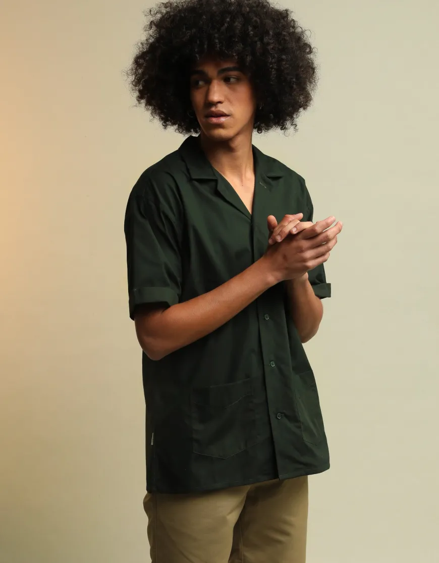 Chemise Cuba pima upcyclé
