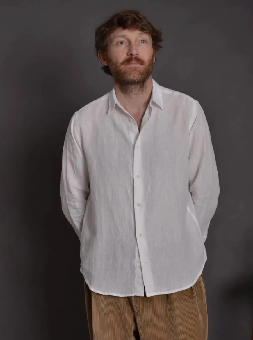 Chemise lin l'Essentielle blanche