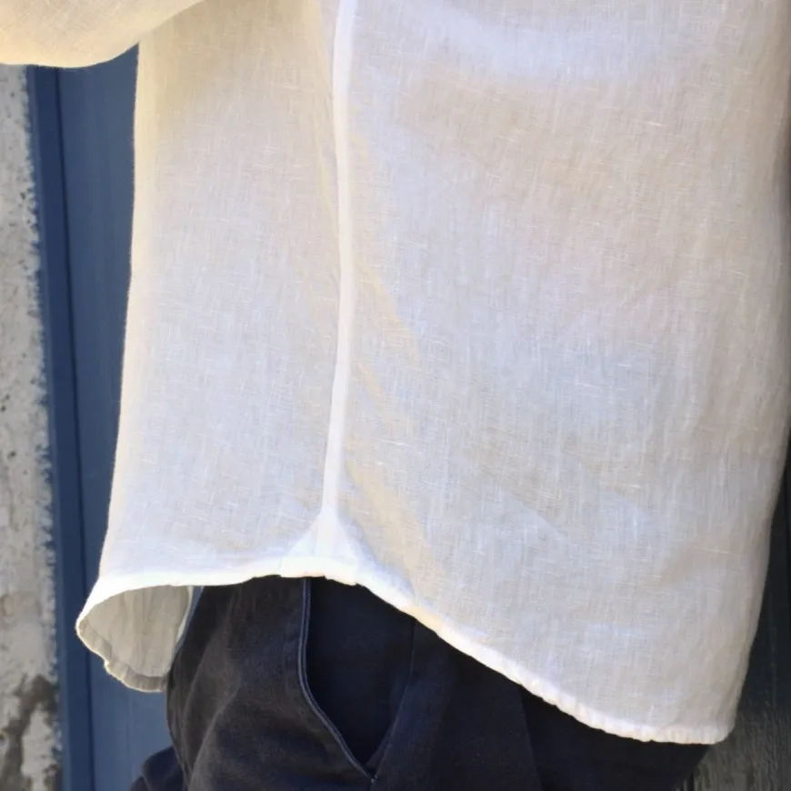 Chemise lin l'Essentielle blanche