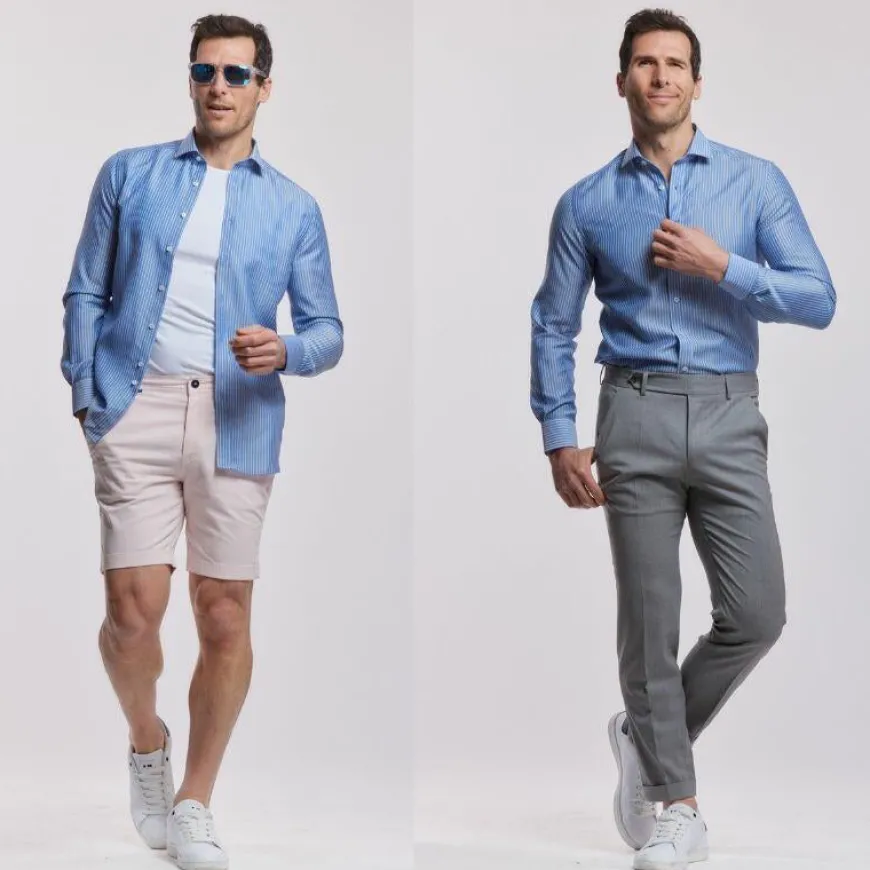 Chemise respirante Zephyr rayures
