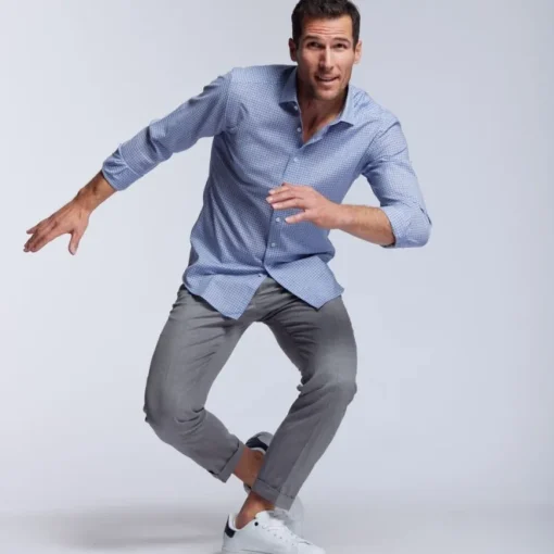 Chemise sportive Biella à carreaux