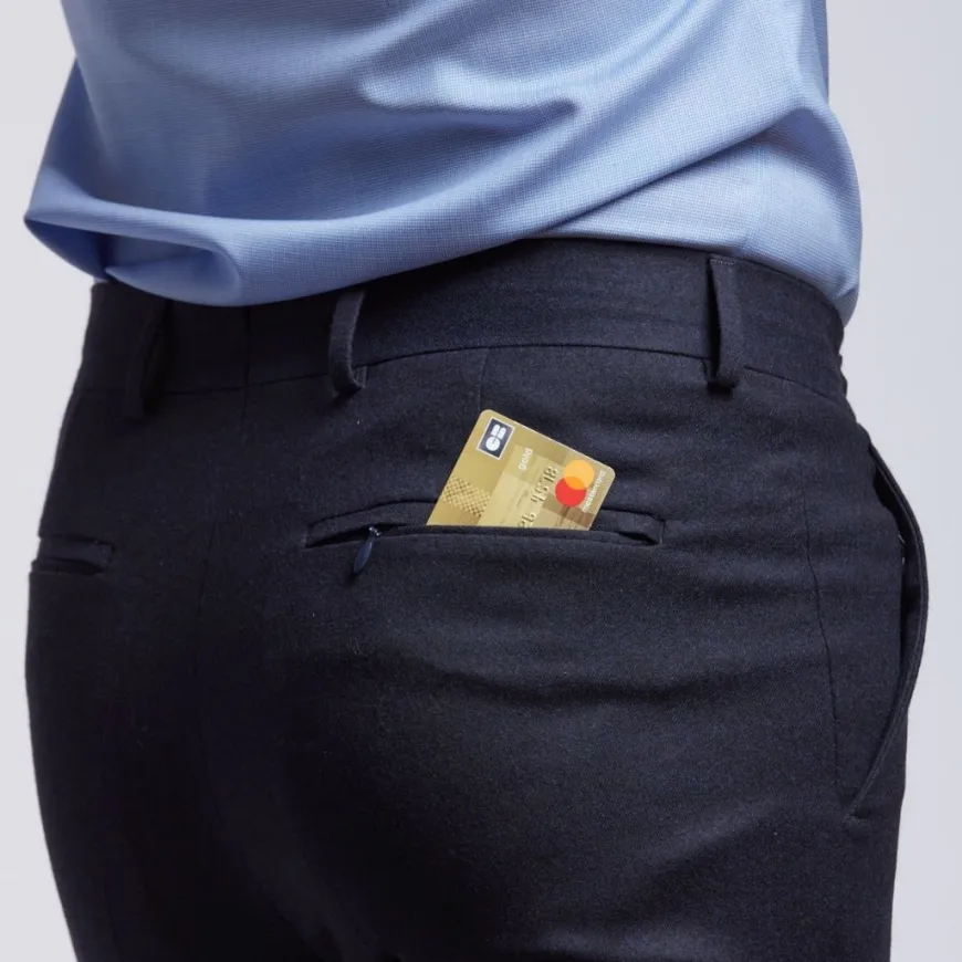 City pant sportif Frison bleu nuit