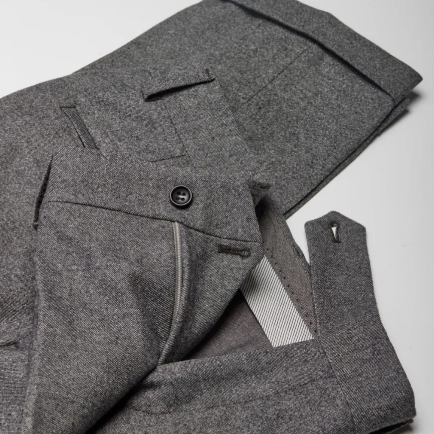 City pant sportif Frison gris chiné
