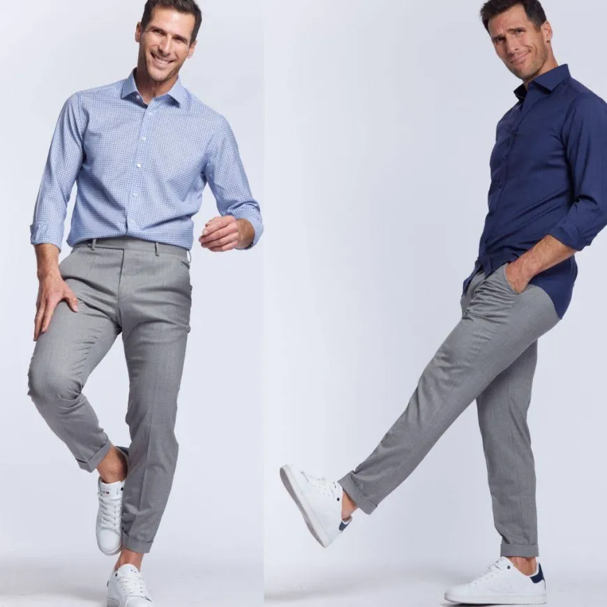 City pant sportif Gaston gris