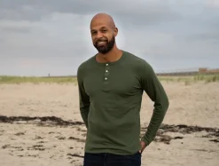 Henley manches longues