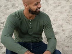 Henley manches longues