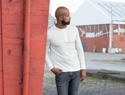 Henley manches longues