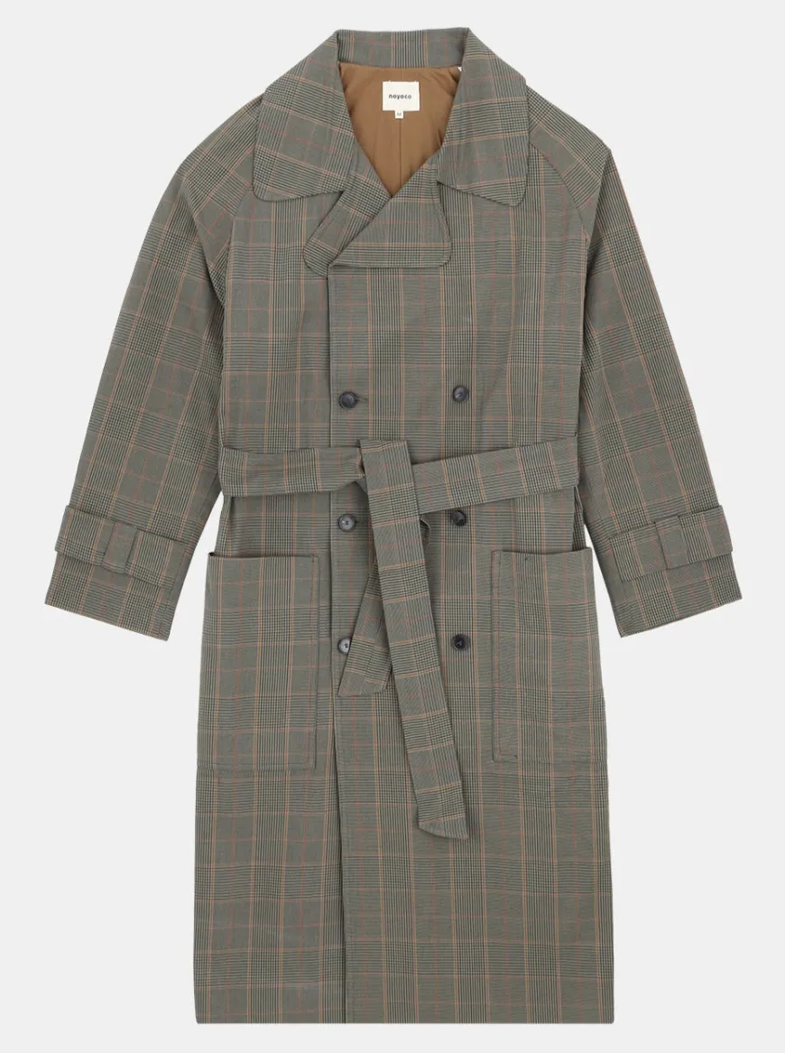 Manteau Glasgow Brown checks