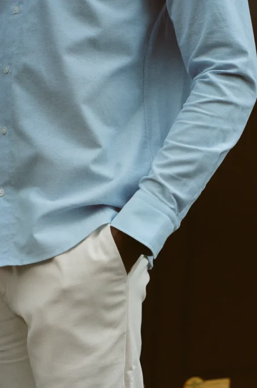 Ontario Sky blue Oxford