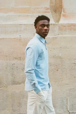 Ontario Sky blue Oxford