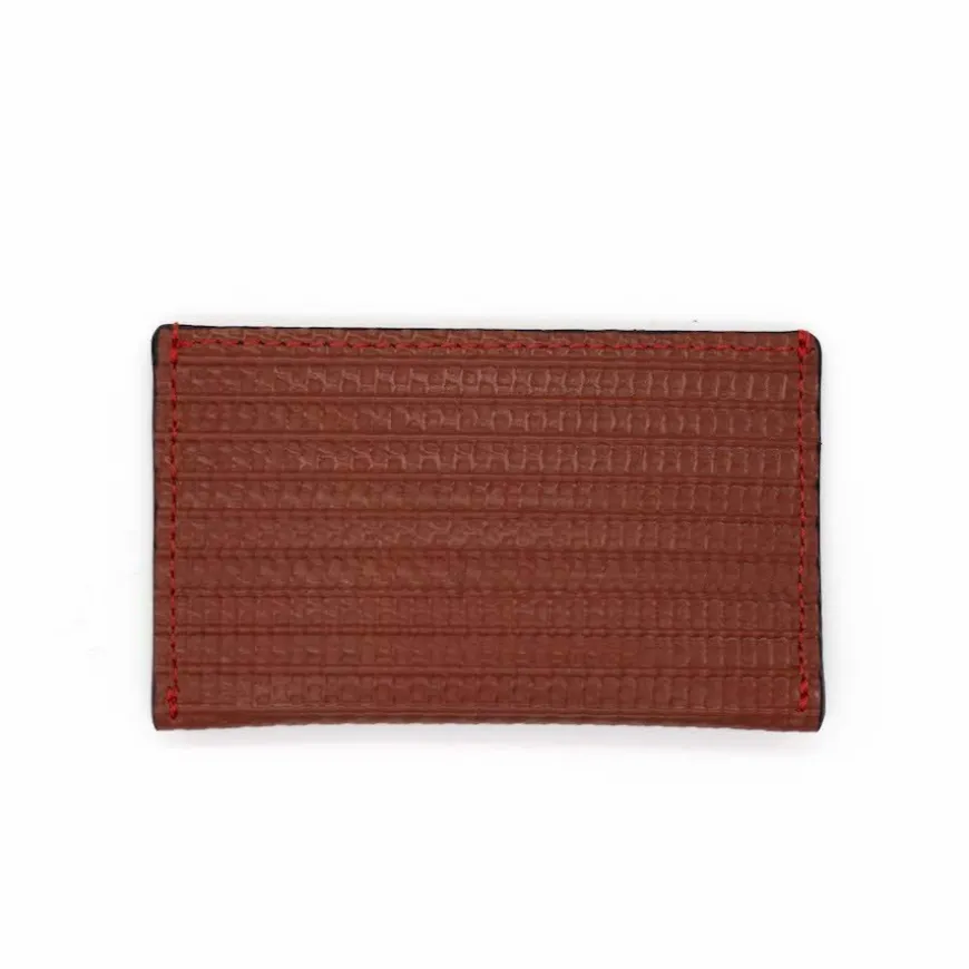 Porte-cartes Karl brique