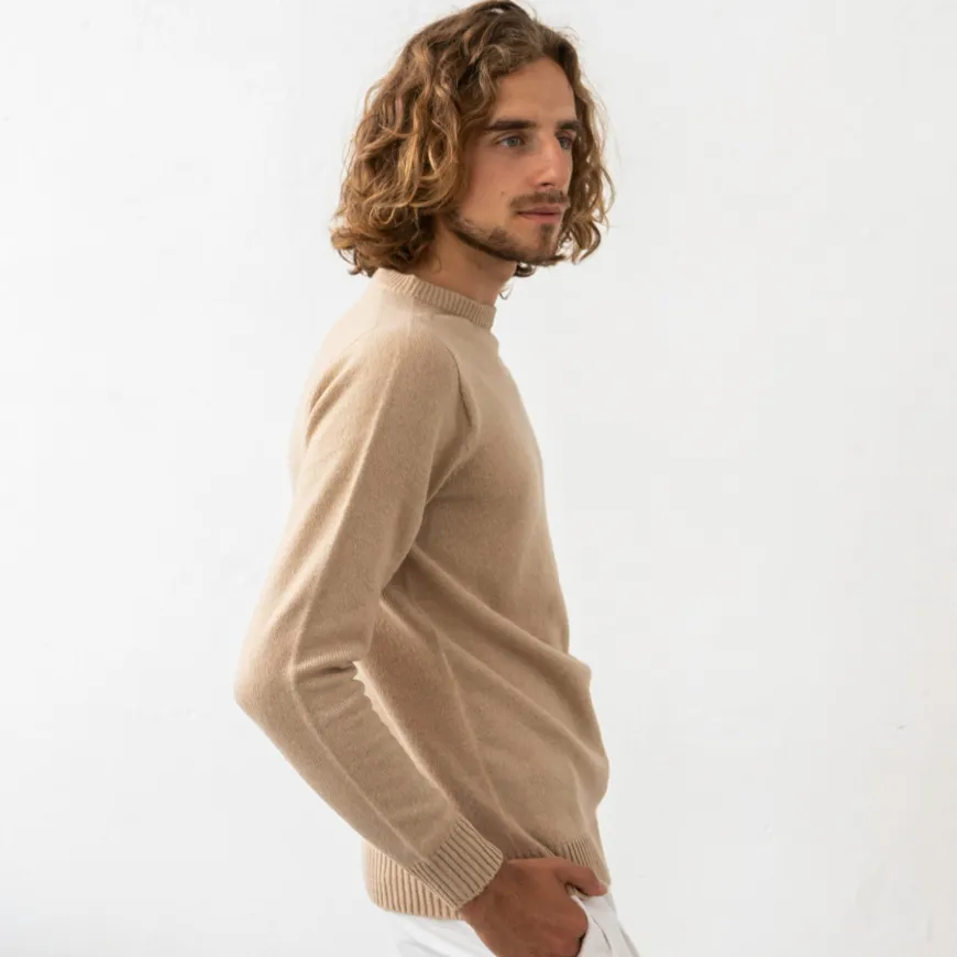 Pull mérinos recyclé col rond