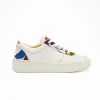 Sneakers Rétro Floral Tonal