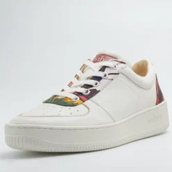 Sneakers Rétro Floral Tonal