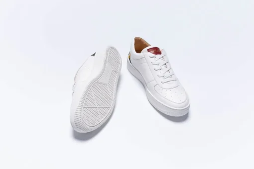 Sneakers Rétro White Floral