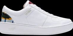 Sneakers Rétro White Floral