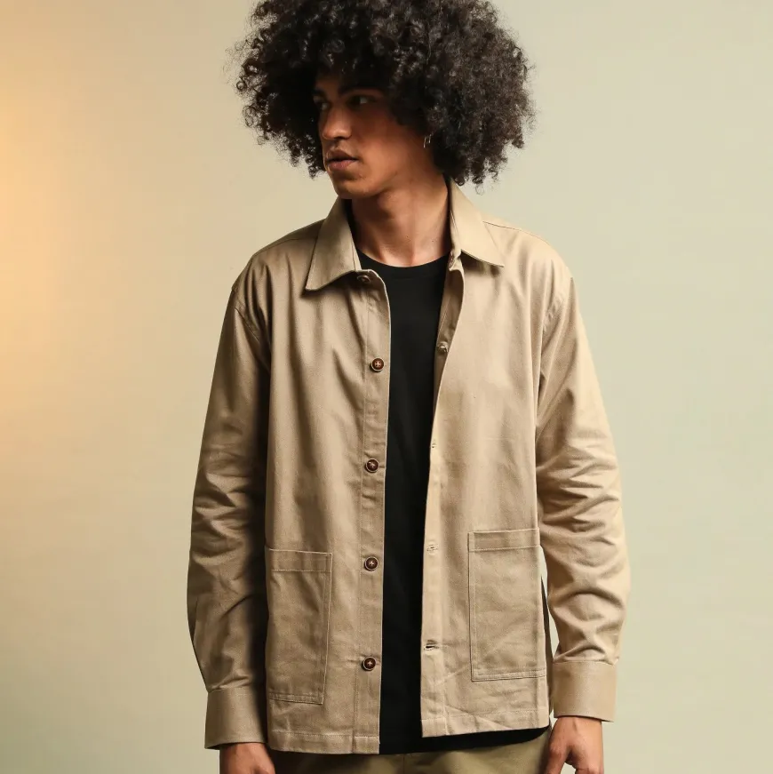 Surchemise workwear Pima beige