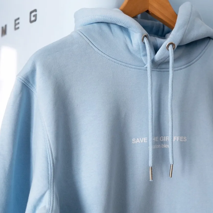 Sweat bleu ciel Save The Giraffes