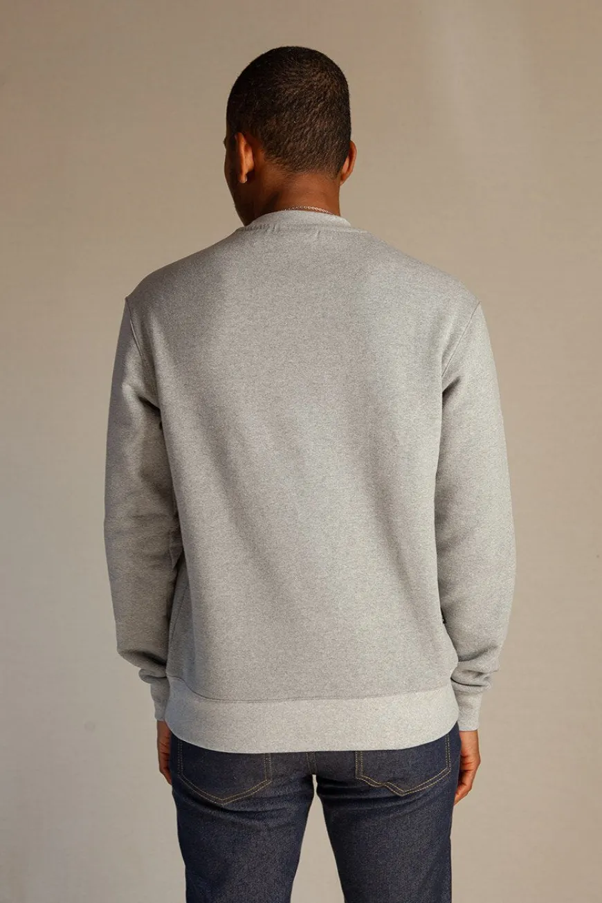 Sweat col rond Aluminio