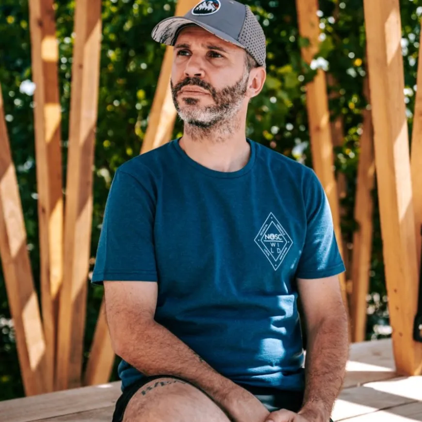 T-shirt After Tee Bleu