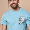 T-shirt bio imprimé Cheetah