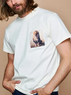 T-shirt bio imprimé King