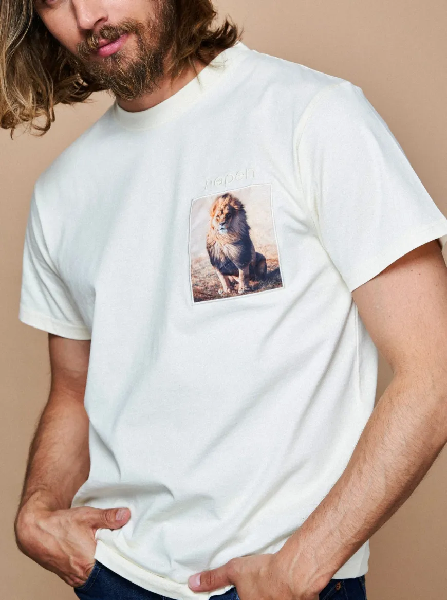 T-shirt bio imprimé King