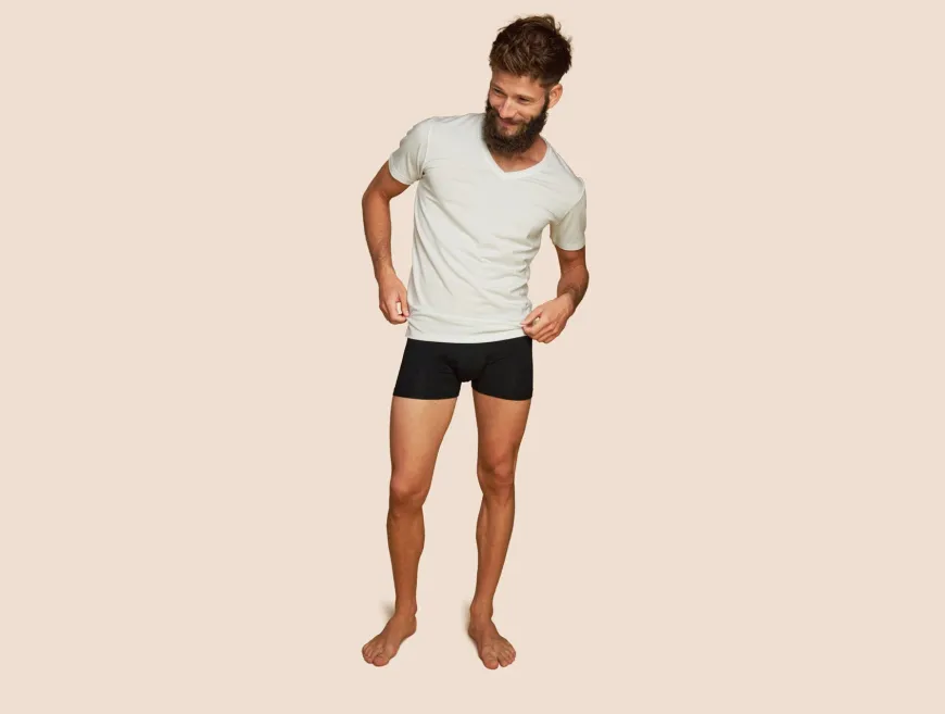 T-shirt col V