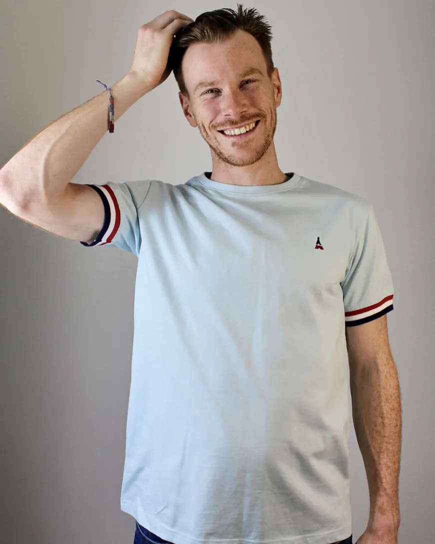 T-shirt Gaulois Bleu Ciel