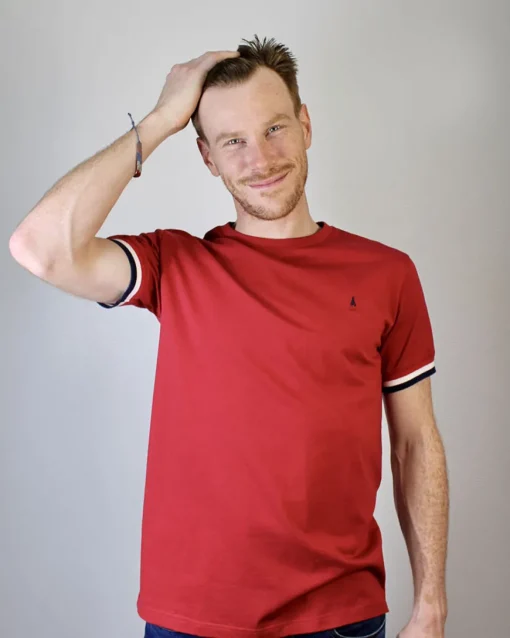 T-shirt Gaulois Bordeaux
