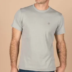 T-shirt gris coton Pima bio