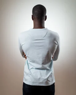 T-shirt Manches Longues Bleu Ciel