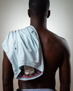 T-shirt Manches Longues Bleu Ciel