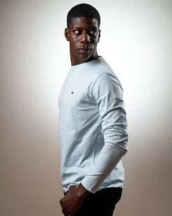 T-shirt Manches Longues Bleu Ciel