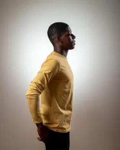 T-shirt Manches Longues Moutarde