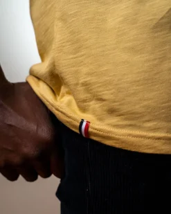 T-shirt Manches Longues Moutarde