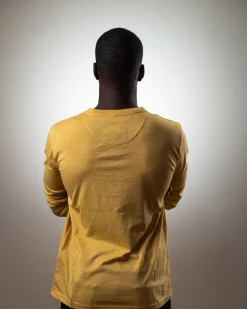 T-shirt Manches Longues Moutarde