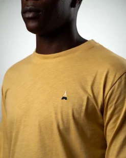 T-shirt Manches Longues Moutarde