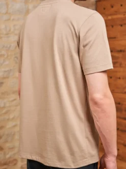 T-shirt Paul coton bio beige