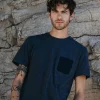 T-shirt recyclé Océan bleu