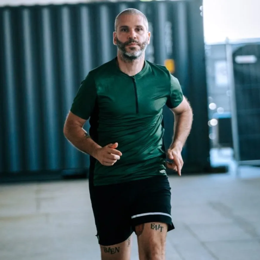 T-shirt sport Wild Ziptee Vert