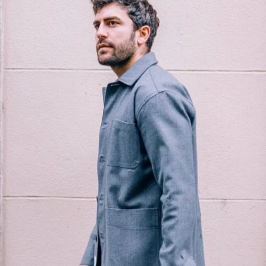 Veste Bleu Colbert