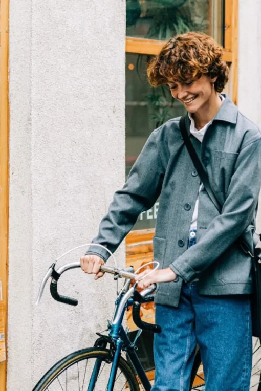 Veste Bleu Colbert