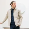 Veste Bleu Crème